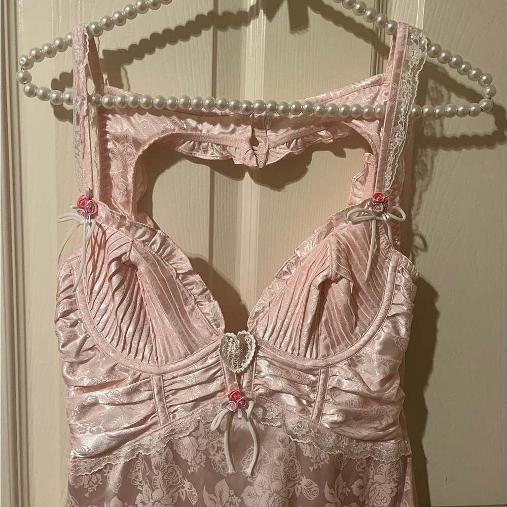 For Love and Lemons x Victoria’s Secret pink heart dress - Picture 2 of 4